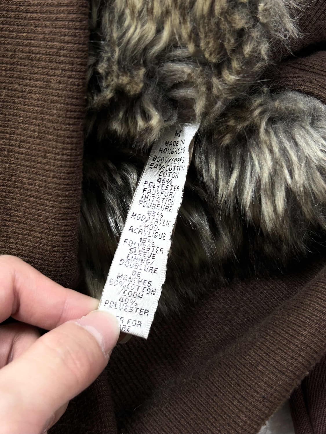 아베크롬비 브라운 투웨이 울프죠 후드집업 상품이미지9