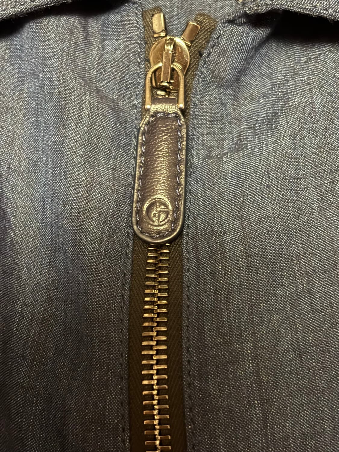 조르지오 아르마니 린넨 블루종 48사이즈 새상품 상품이미지3