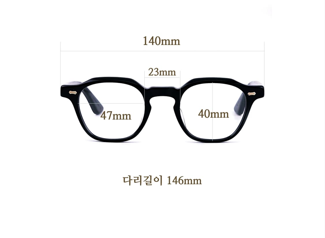 KANEKO OPTICAL(금자안경) KC60N, 47"블랙
 상품이미지10