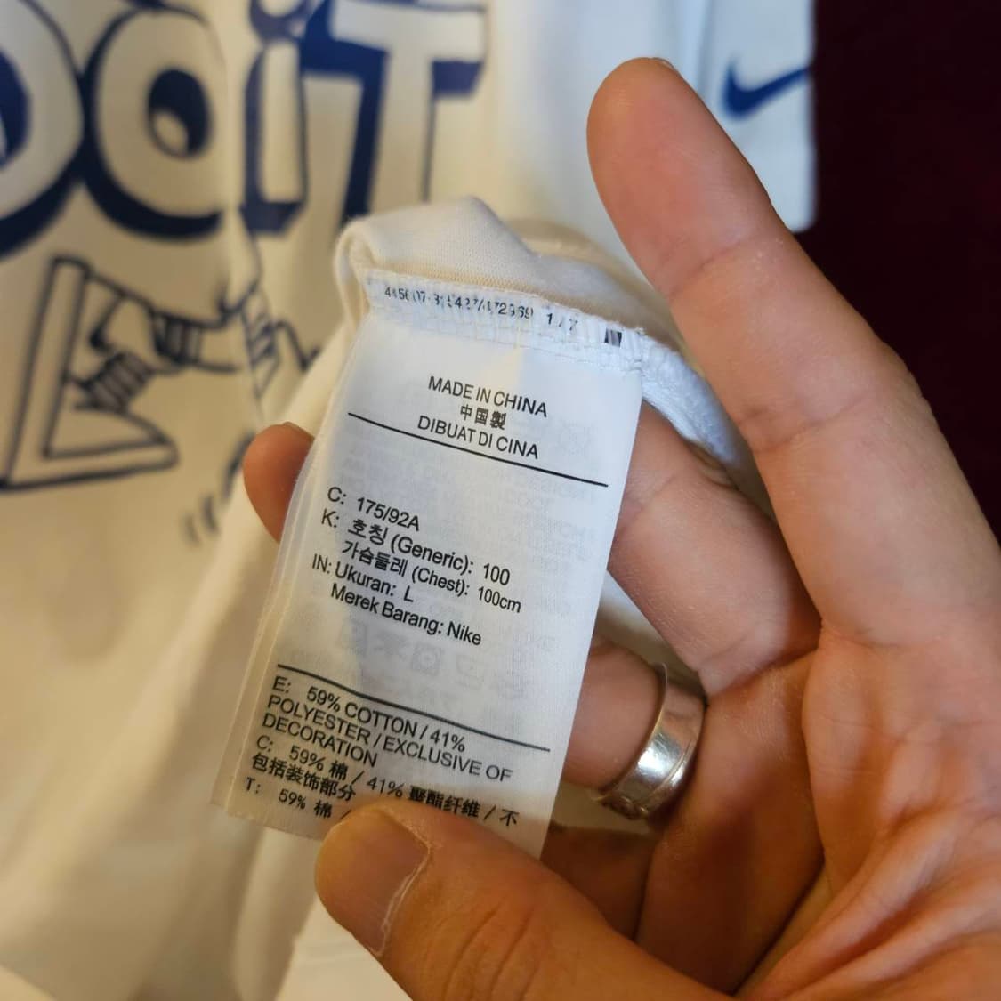 나이키(Nike) 드라이핏 팔 스우시 빅로고 반팔티셔츠 상품이미지6