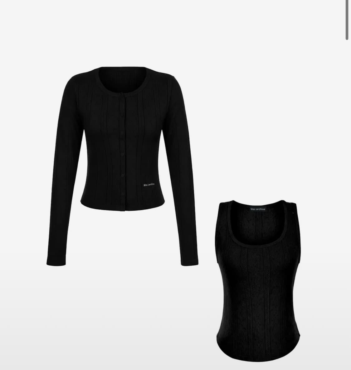 더블에스씨 아카이브 11 Cardigan set 001 상품이미지2