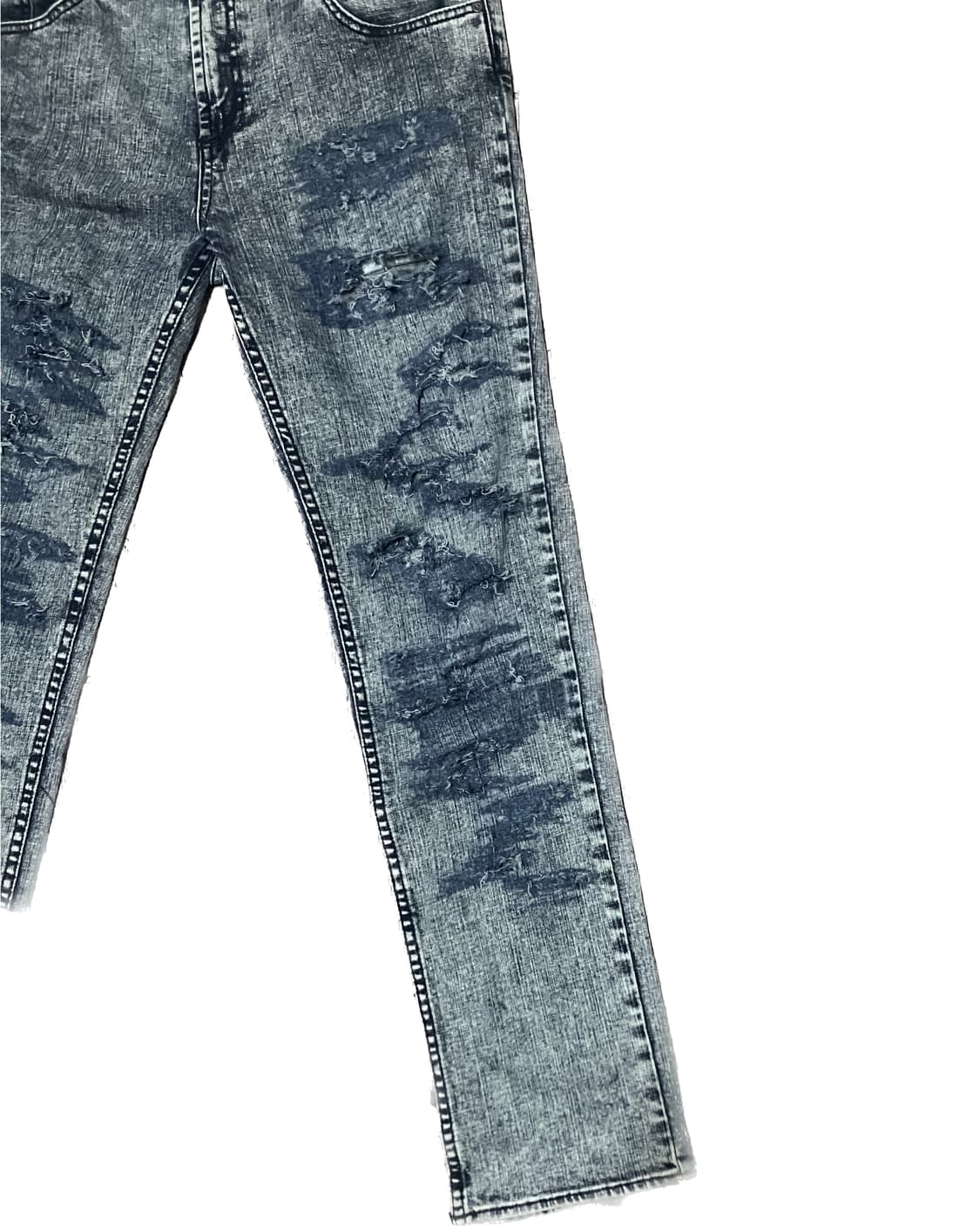 그런지 데미지 나이프 커스텀 바지 상품이미지8