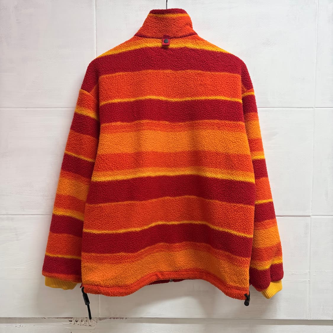 PHENIX 피닉스 오렌지 스트라이프 플리스 자켓 상품이미지6