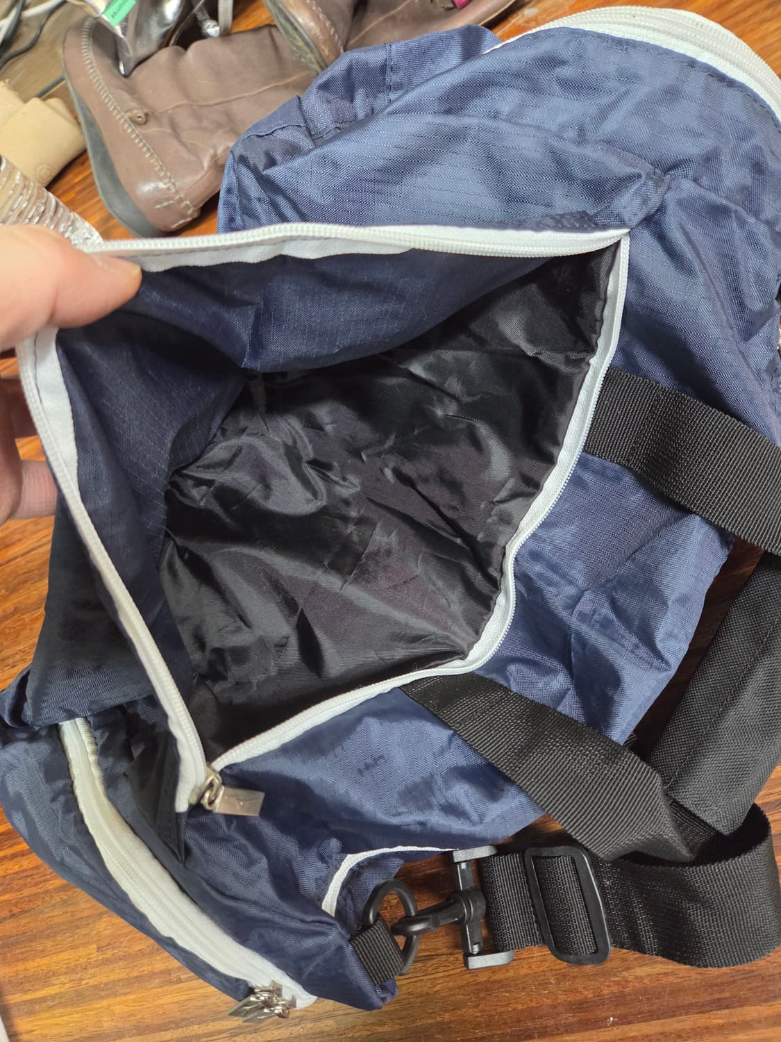 미즈노 중소형 폴딩 나일론 짐백 크로스백  상품이미지4