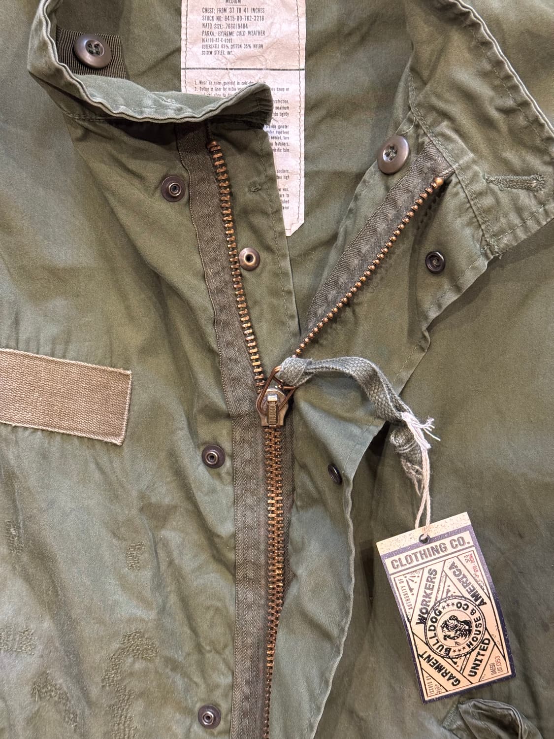 오리지널 M-65 피쉬테일 파카 (M) 상품이미지7