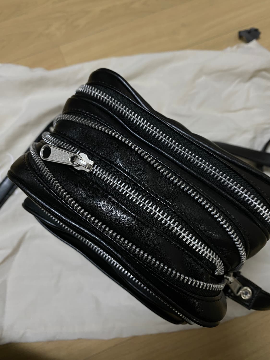 꼼데가르송 오리지널 숄더백 스몰 블랙 상품이미지10