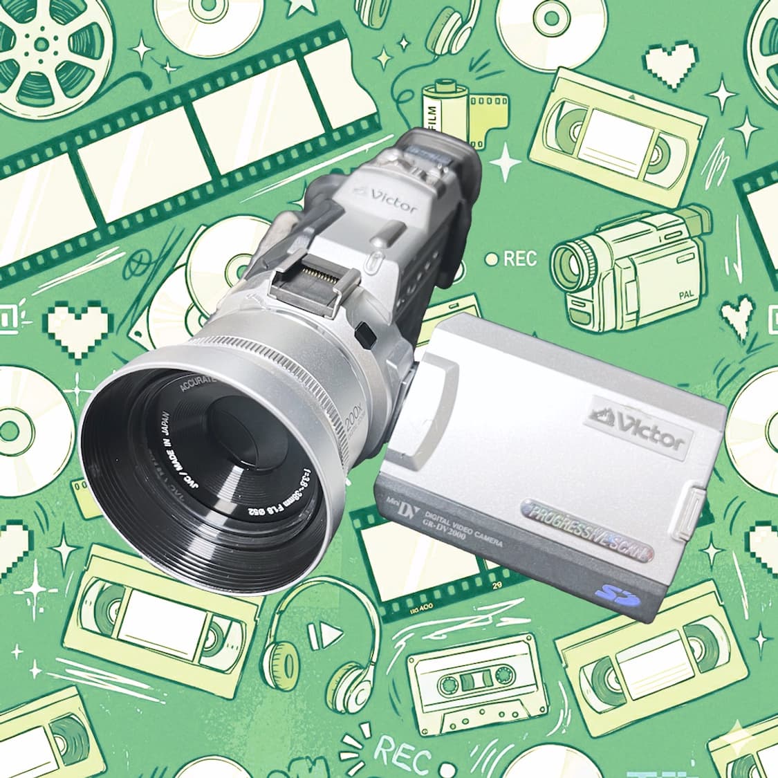 JVC(Victor) GR-DV2000 6mm 캠코더 (테이프리스 가능) 상품이미지1