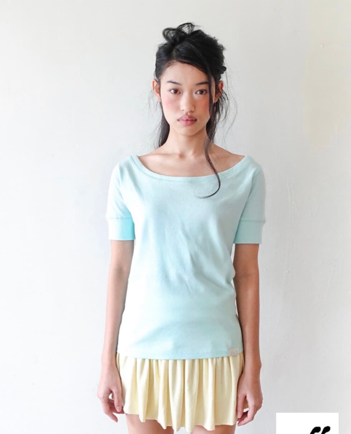 샵페어리 립 하프 탑 민트 rib half top mint 상품이미지1