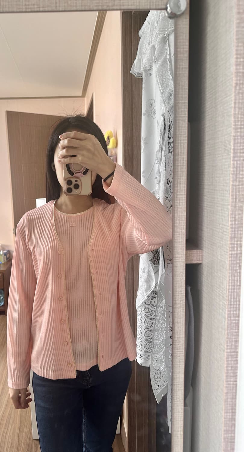 꾸레쥬 반팔+가디건 세트 앙상블 상품이미지9