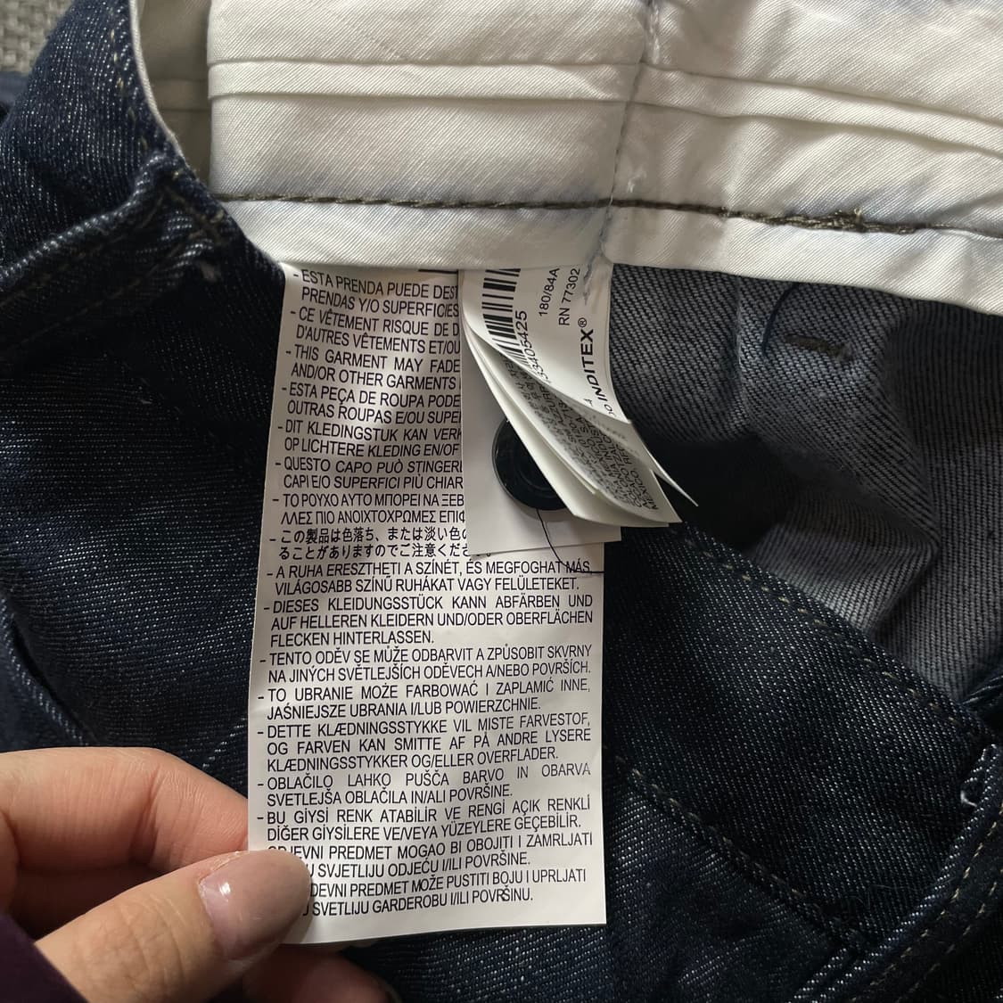 (34) 자라 진청 핀턱 와이드 데님 팬츠 상품이미지6