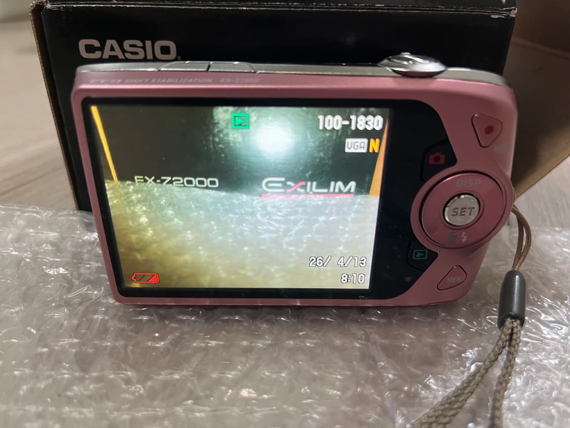 카시오 EXILIM  ex-z2000 핑크색 디카 상품이미지7