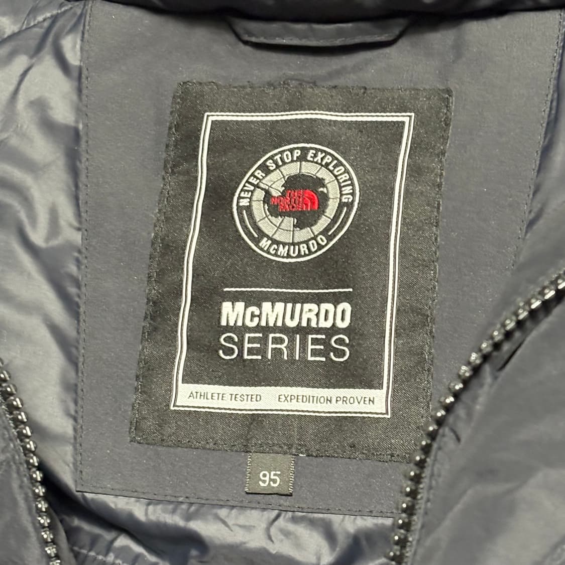95 노스페이스 맥머도시리즈 구스다운 블랙 패딩 상품이미지4