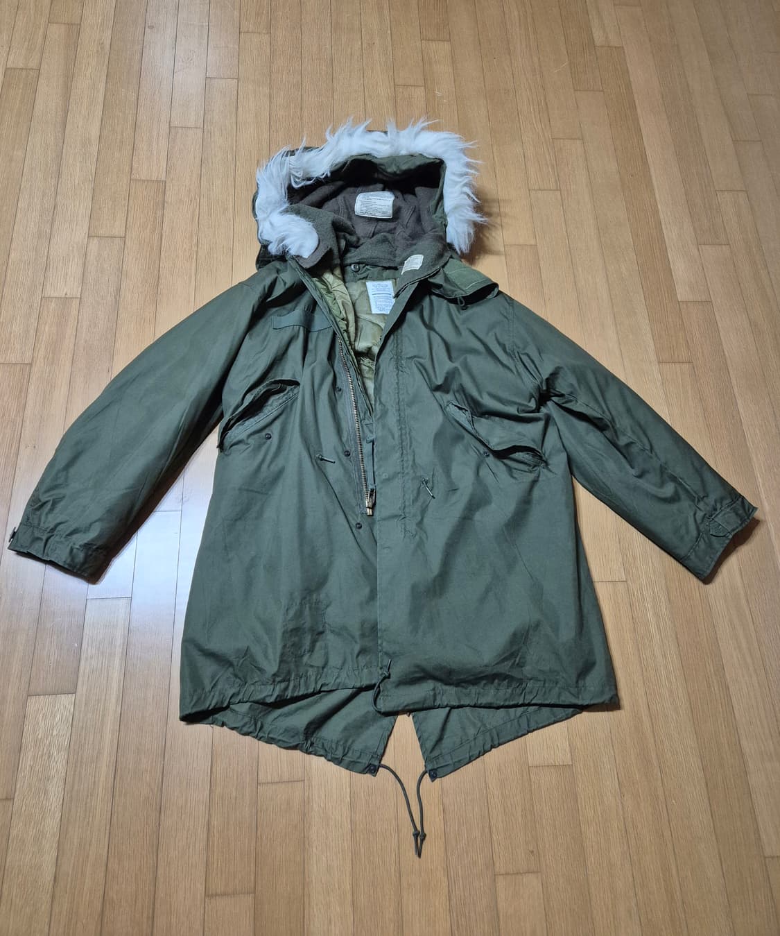 미군 M65 피쉬테일 파카 스몰 상품이미지1