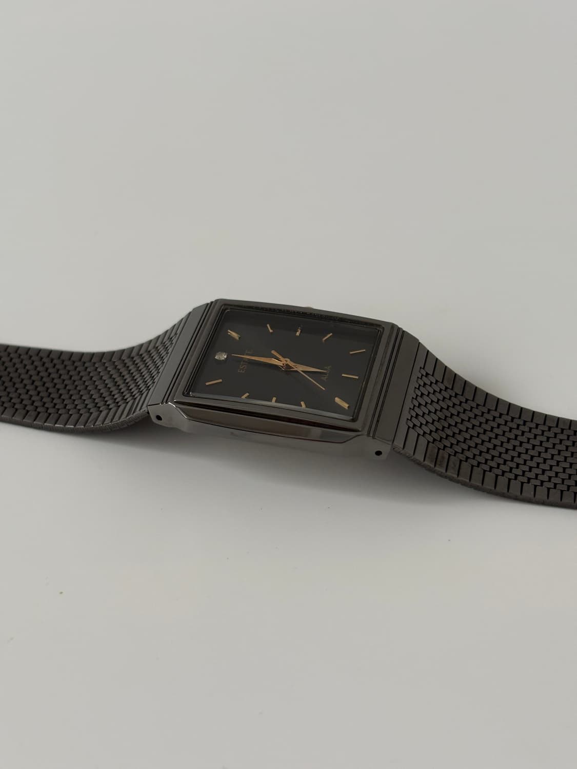 ALBA - 1990s Estate black Square Quartz 상품이미지6