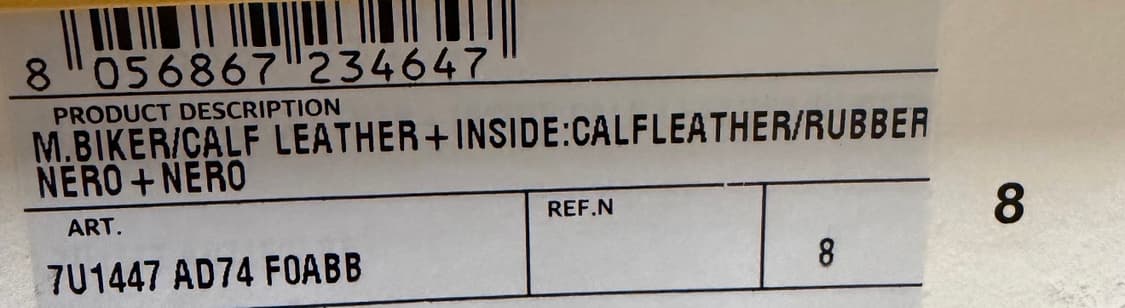 펜디 FENDI 블랙 레이스업 워커 부츠 sz. 270-75 (us42) 상품이미지7