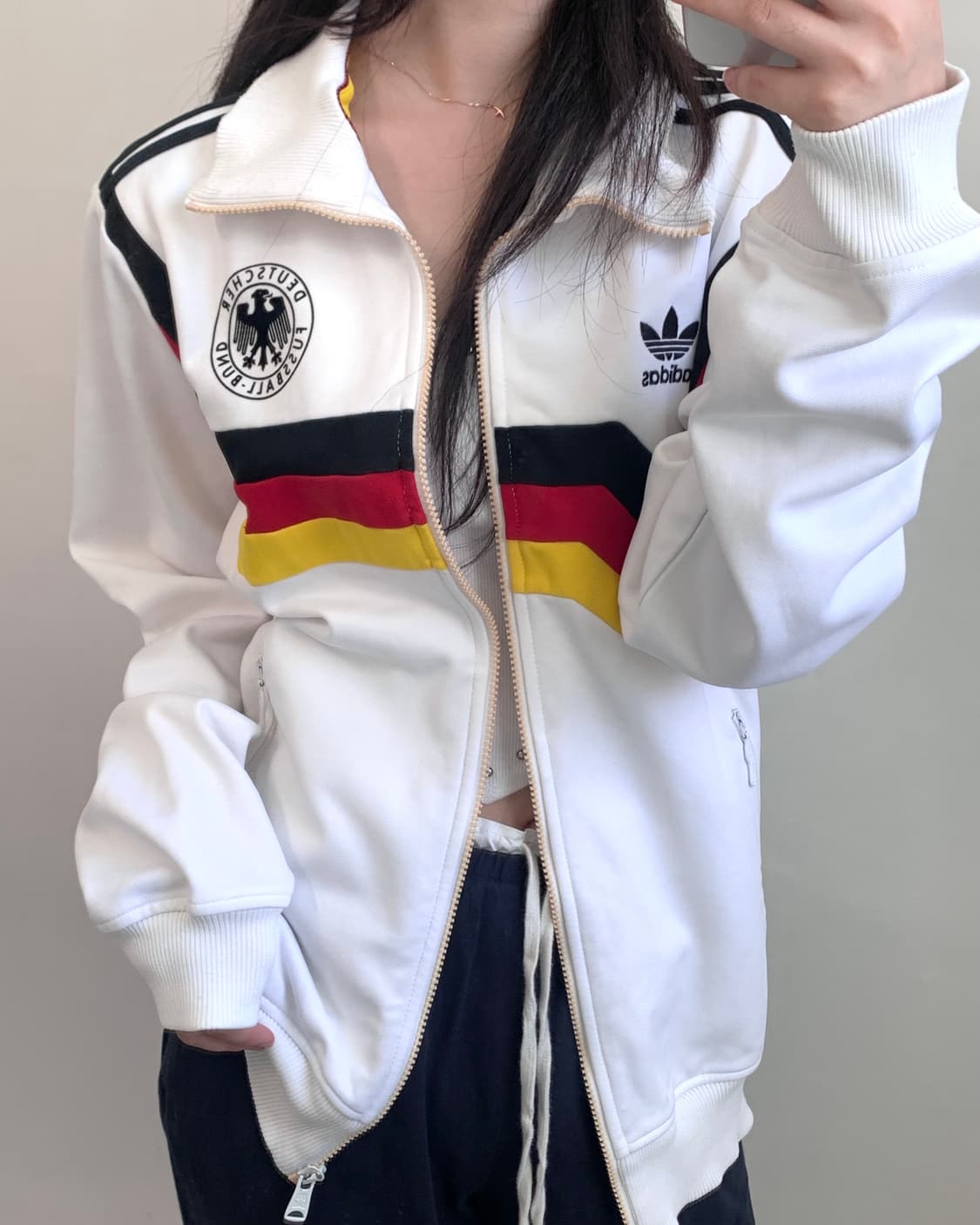 Adidas 아디다스 독일 화이트 트랙탑 상품이미지1