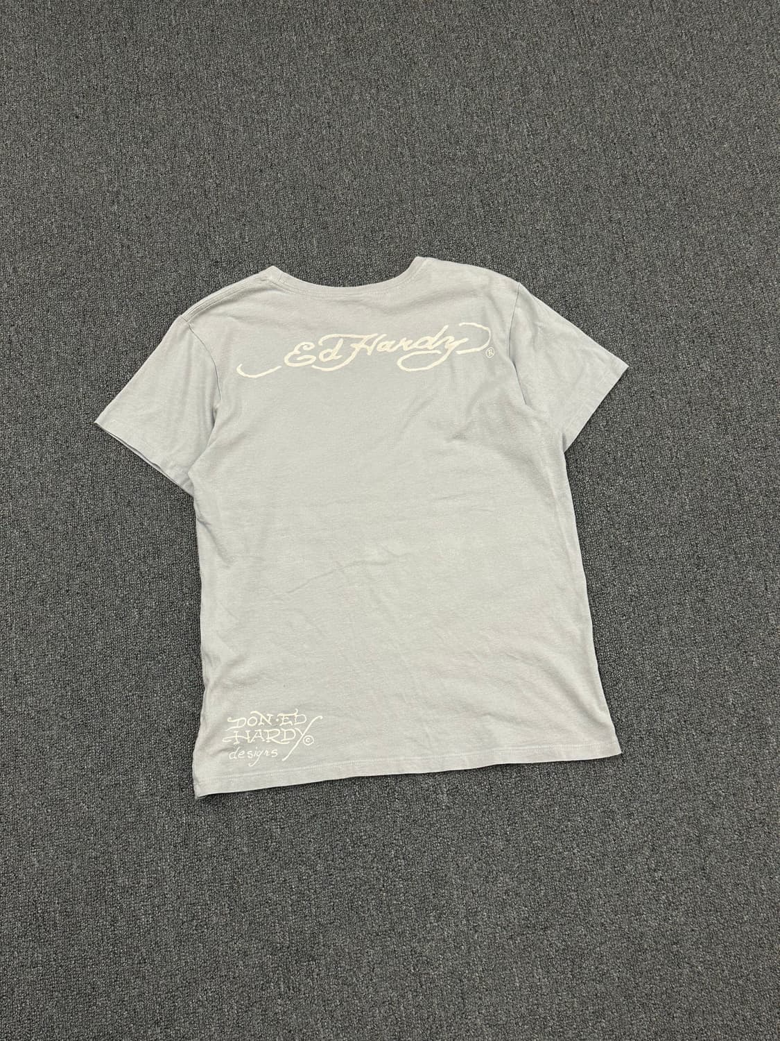 S)Ed Hardy 빈티지 스컬 다이스 프린팅 반팔 상품이미지6