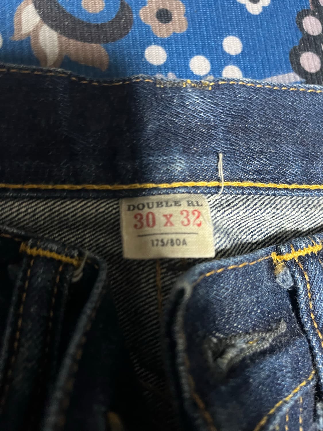 더블알엘 슬림핏 셀비지 데님 상품이미지5