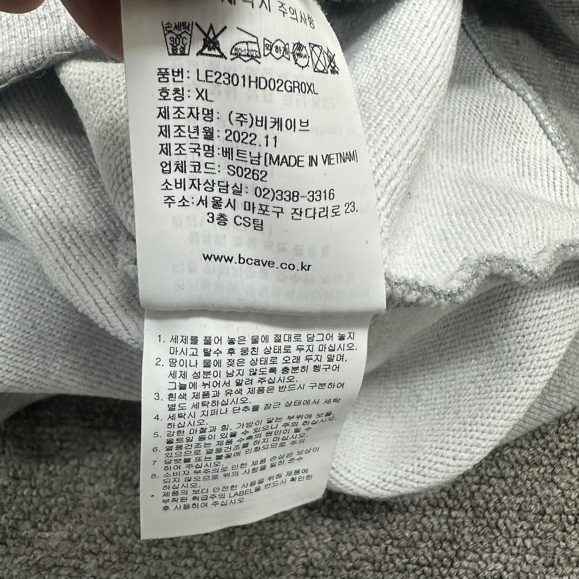 Lee 후드티 상품이미지5