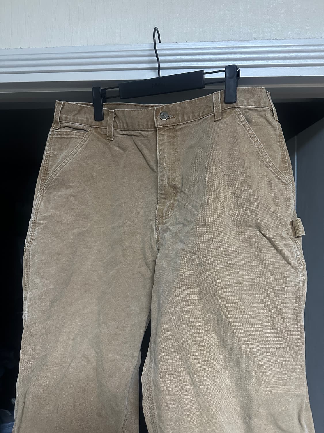 [36x32] 칼하트 B11 BRN 브라운 싱글니 카펜터 팬츠 상품이미지2