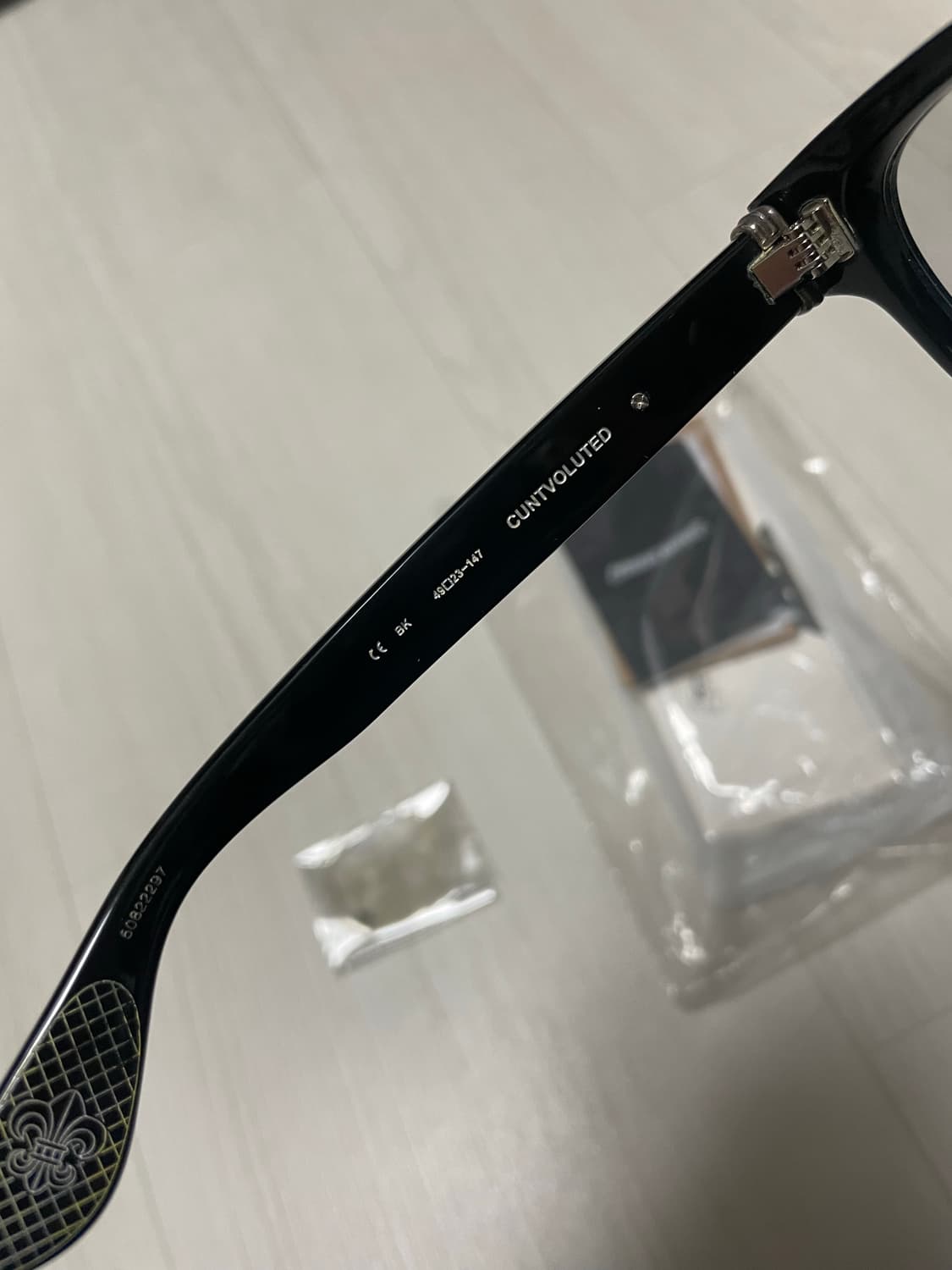 크롬하츠 컨볼루티드 블랙 실버 상품이미지4
