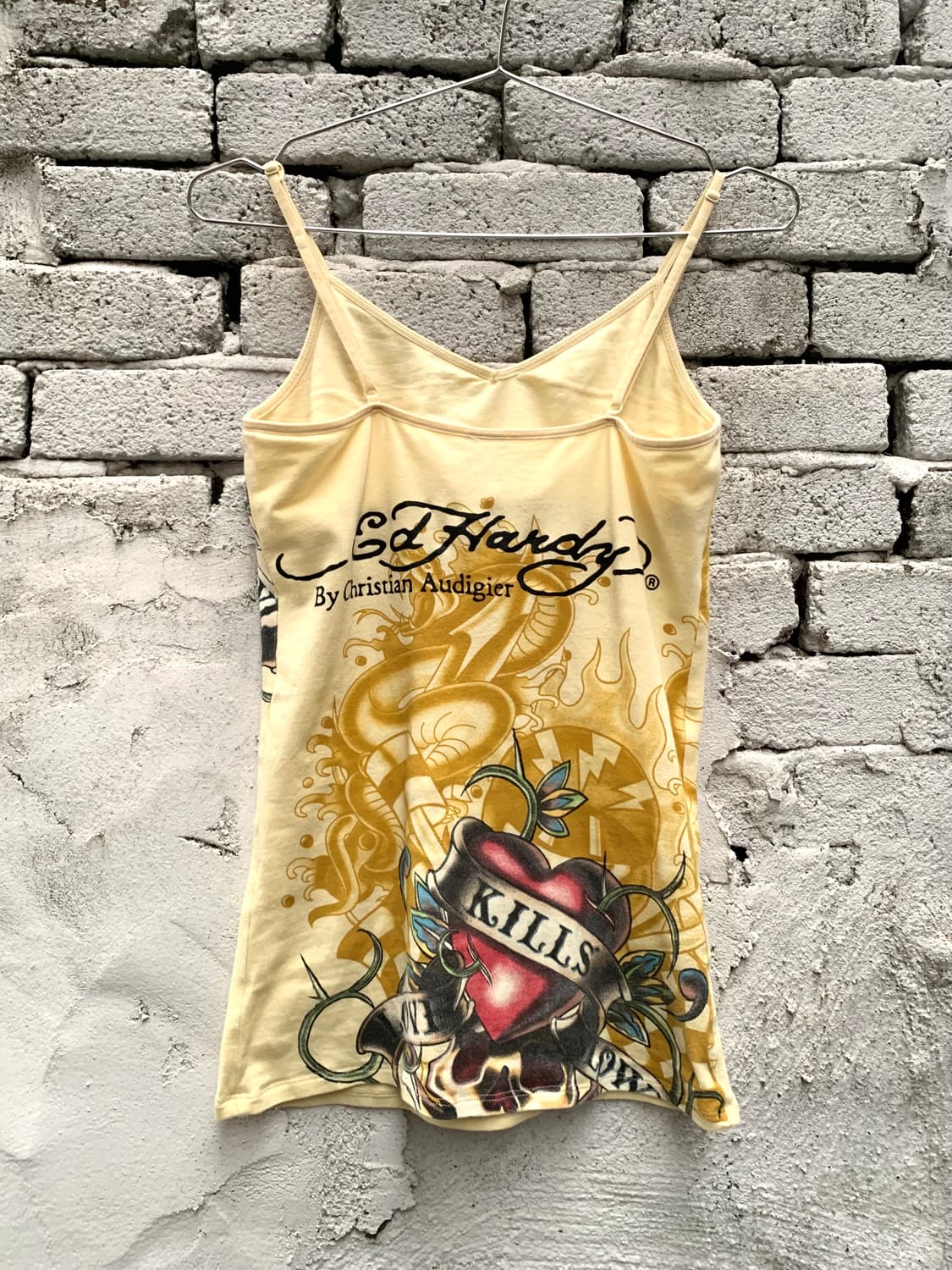 Ed hardy skull logo y2k sleeveless  상품이미지2