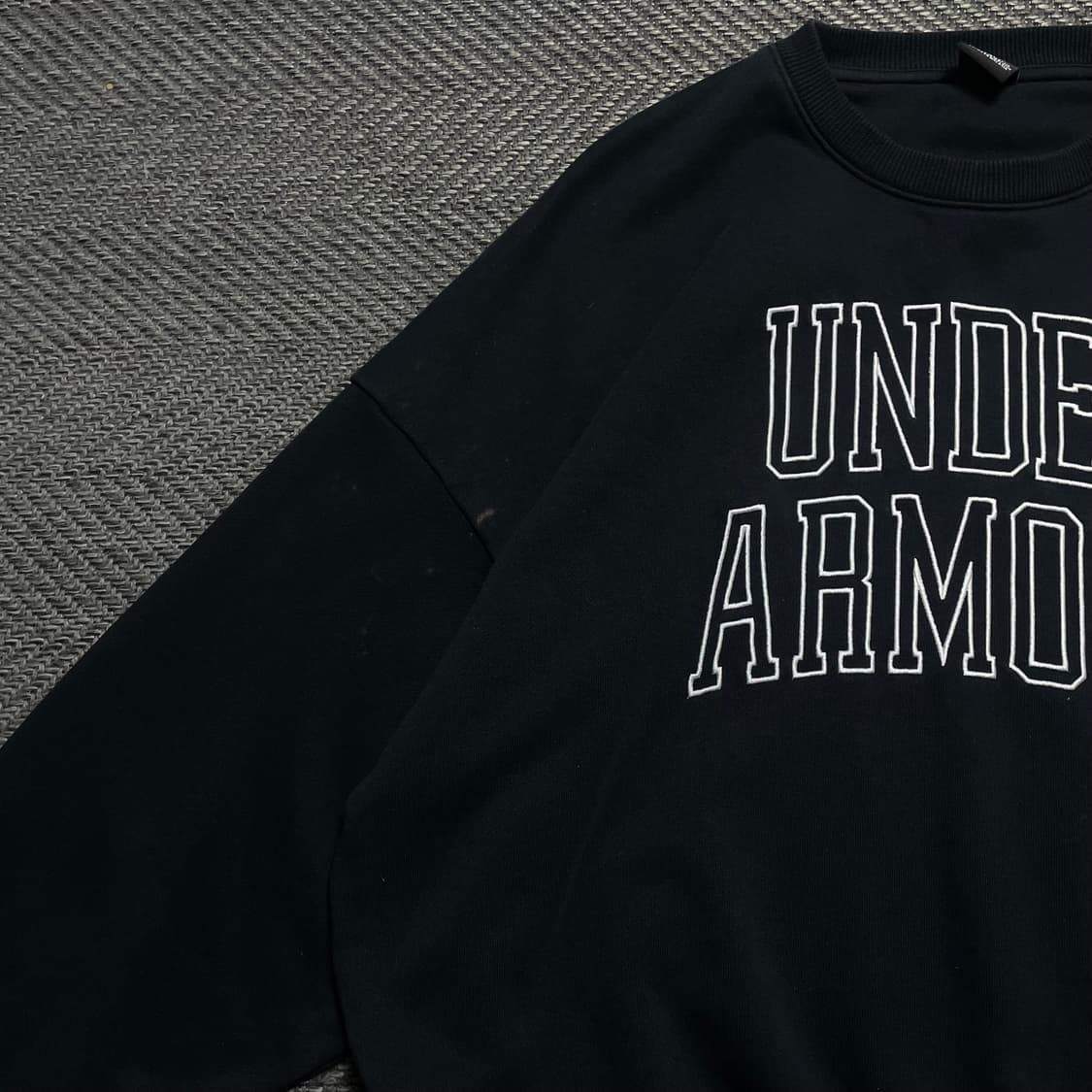 언더아머 빅로고 헤비웨이트 박시핏 크루넥 맨투맨y 5313 상품이미지3
