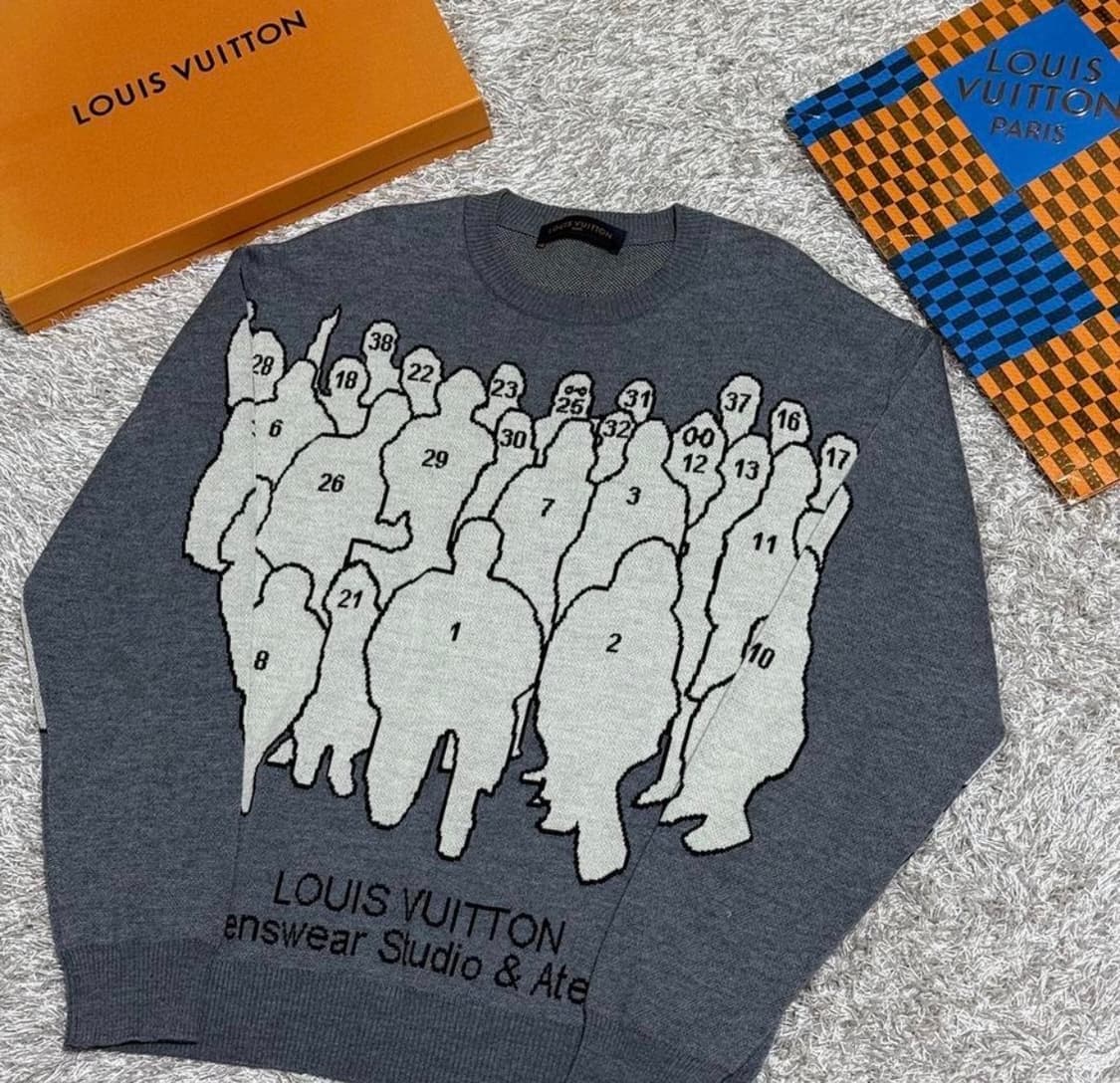 루이비통 버질아블로 스튜디오 자카드 니트 상품이미지1