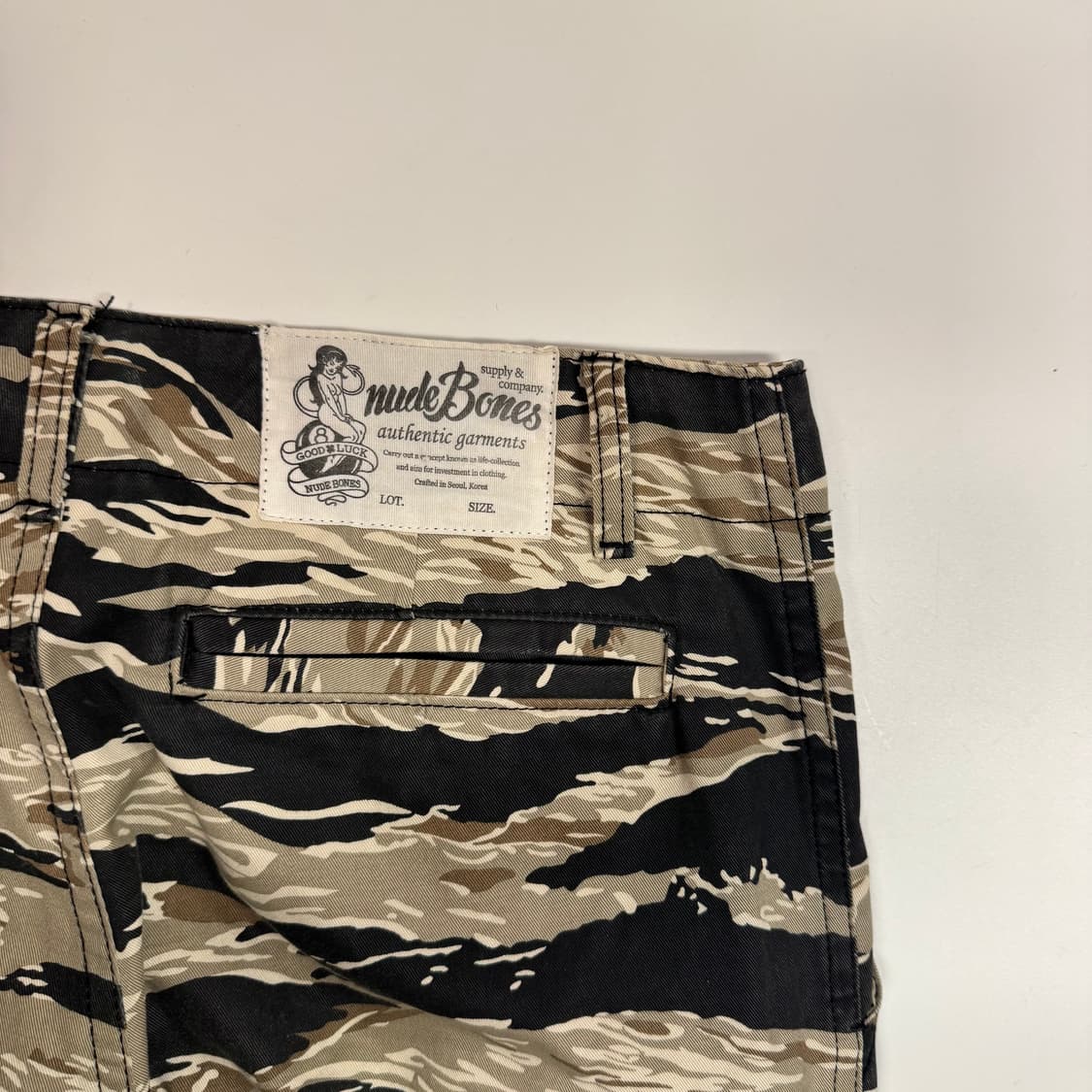 nuele Bones카모 팬츠 상품이미지5