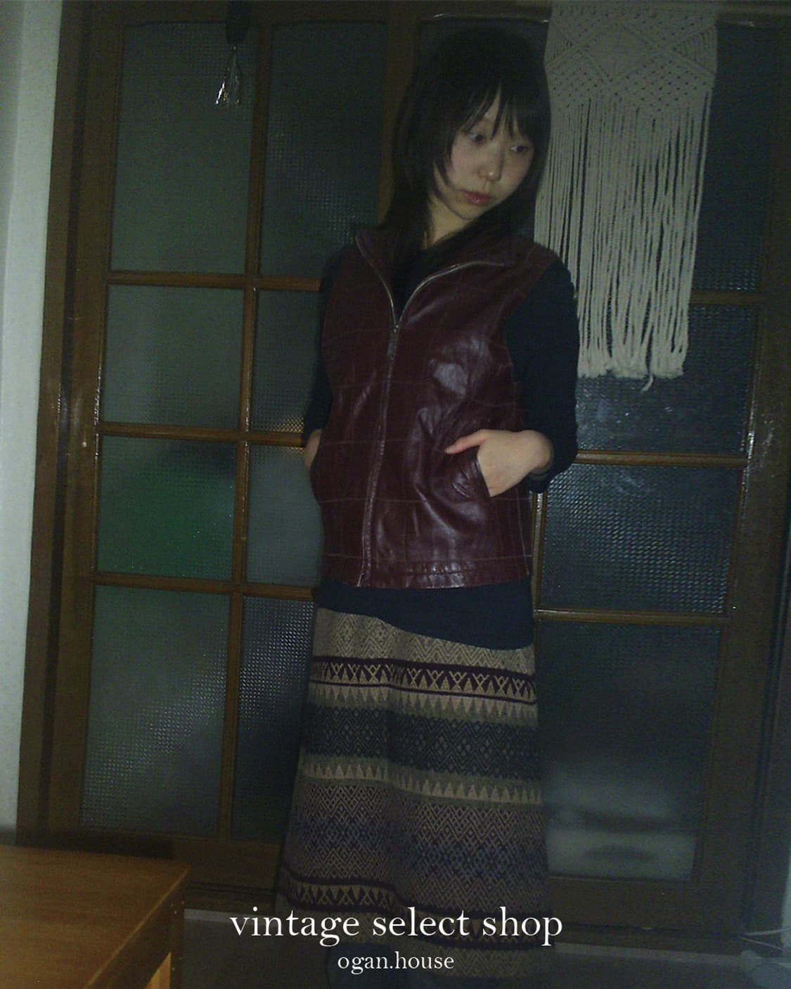 vintage sheepskin leather vest 상품이미지7