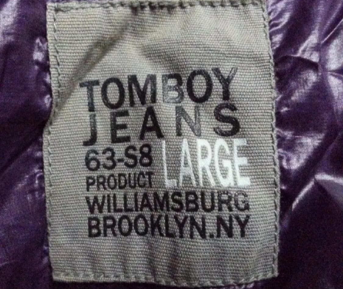 톰보이 솜패딩 퍼플 100 상품이미지4