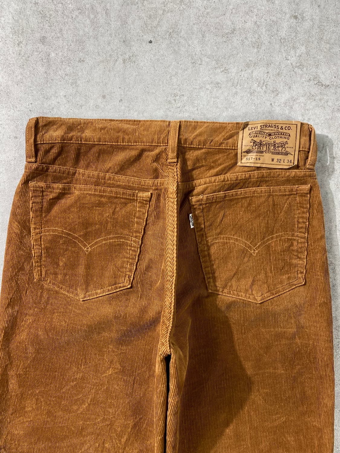 [30-31] 90s 리바이스 517-15 브라운 코듀로이 부츠컷 팬츠 상품이미지2