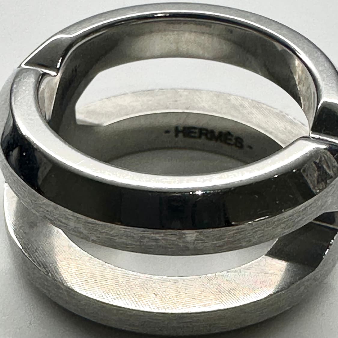 에르메스 브러쉬드 팔라듐 H플레이 링 상품이미지5
