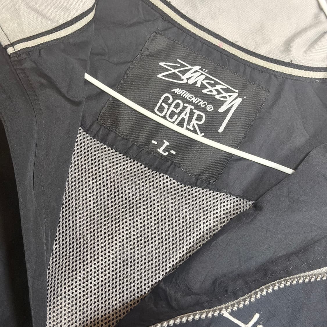 90-00s 스투시 어센틱 기어 바람막이 L사이즈 상품이미지2