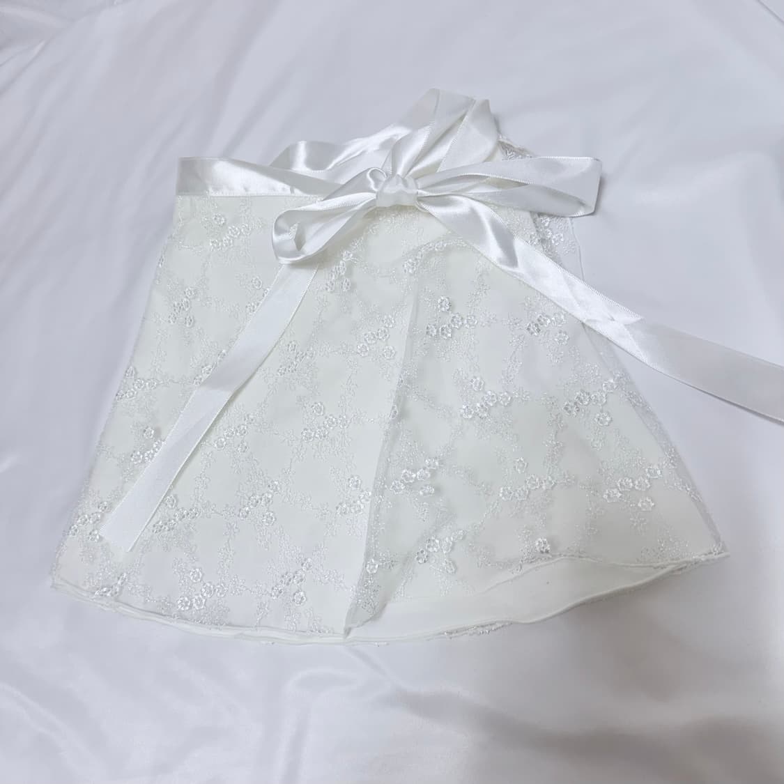 (새상품)드라이로즈 부케 발레 랩스커트 상품이미지5