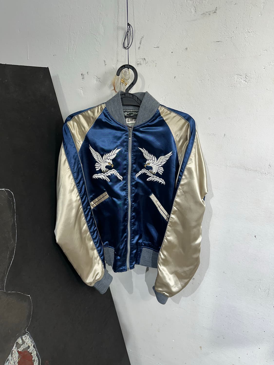 Jpn 일본빈티지 오리엔탈 그렌 독수리 사람 스카잔 자켓 상품이미지7