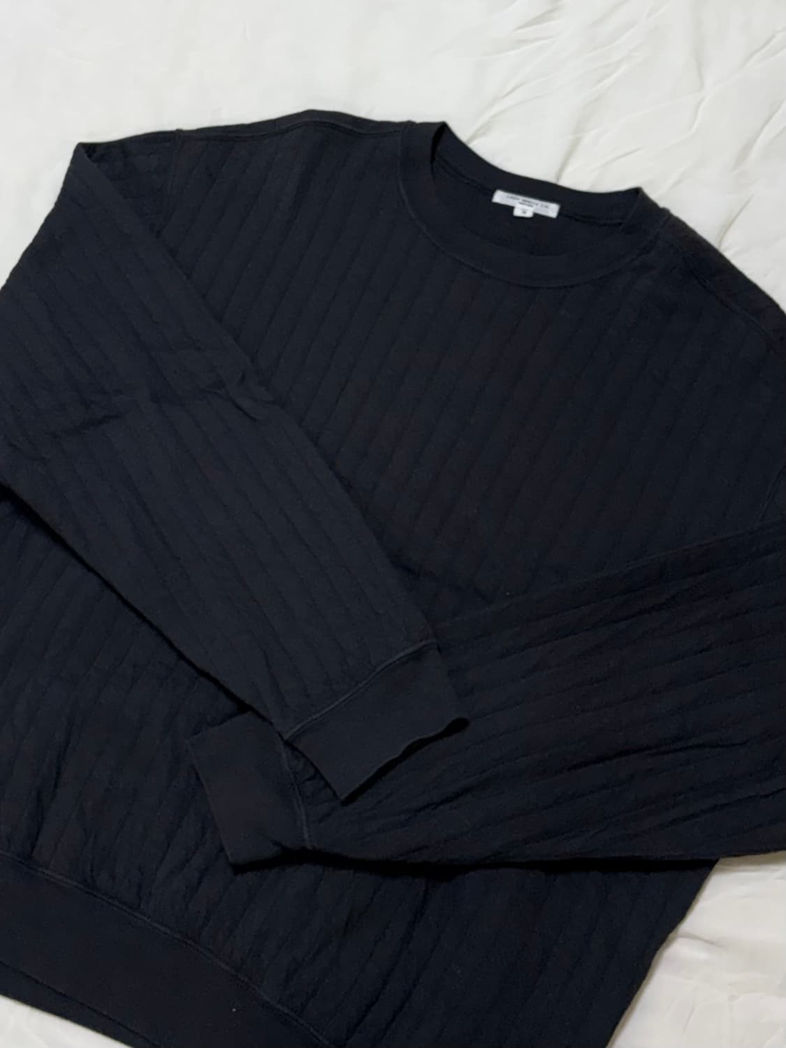 레이디화이트 퀼티드 크루넥[앤트러사이트, M] 상품이미지1