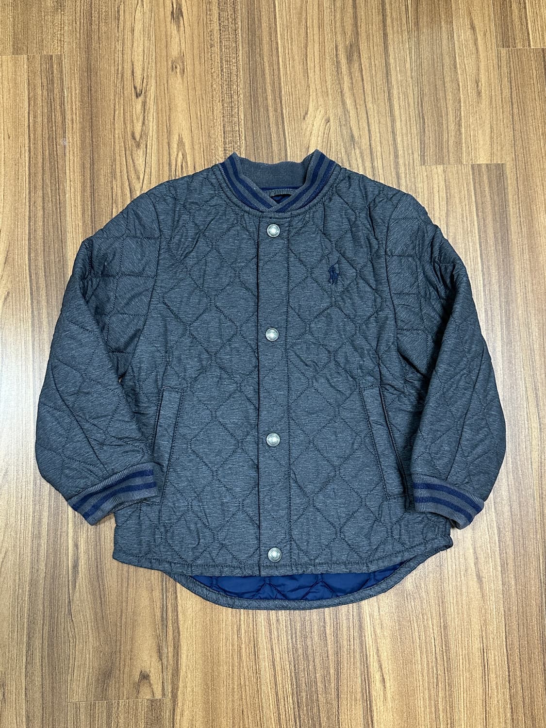 폴로 랄프로렌 키즈 그레이 퀼팅 자켓 4 상품이미지1