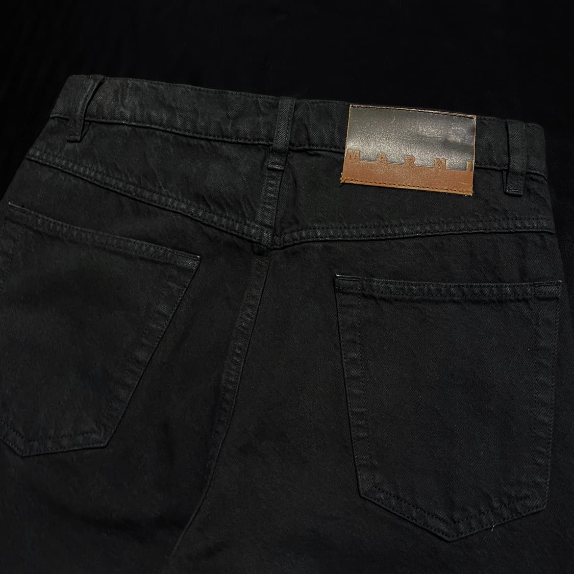 마르니 레더 팬츠 상품이미지4