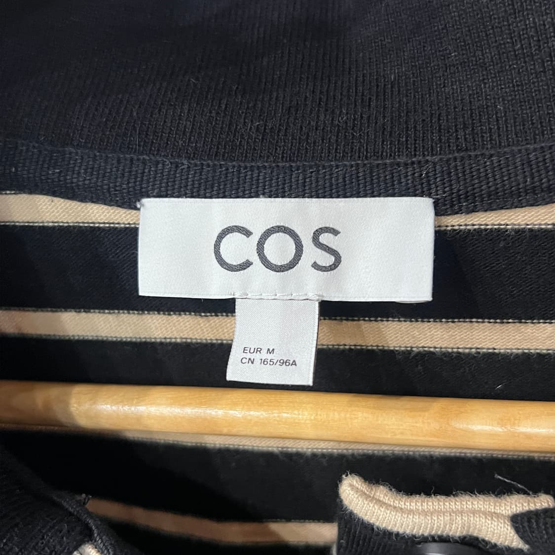[M] COS 코스 스트라이프 카라티 상품이미지6