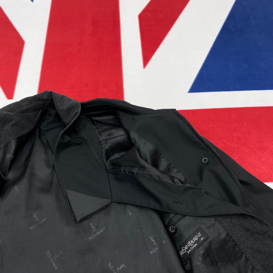 YSL 블루종자켓 95 실측 L  상품이미지5