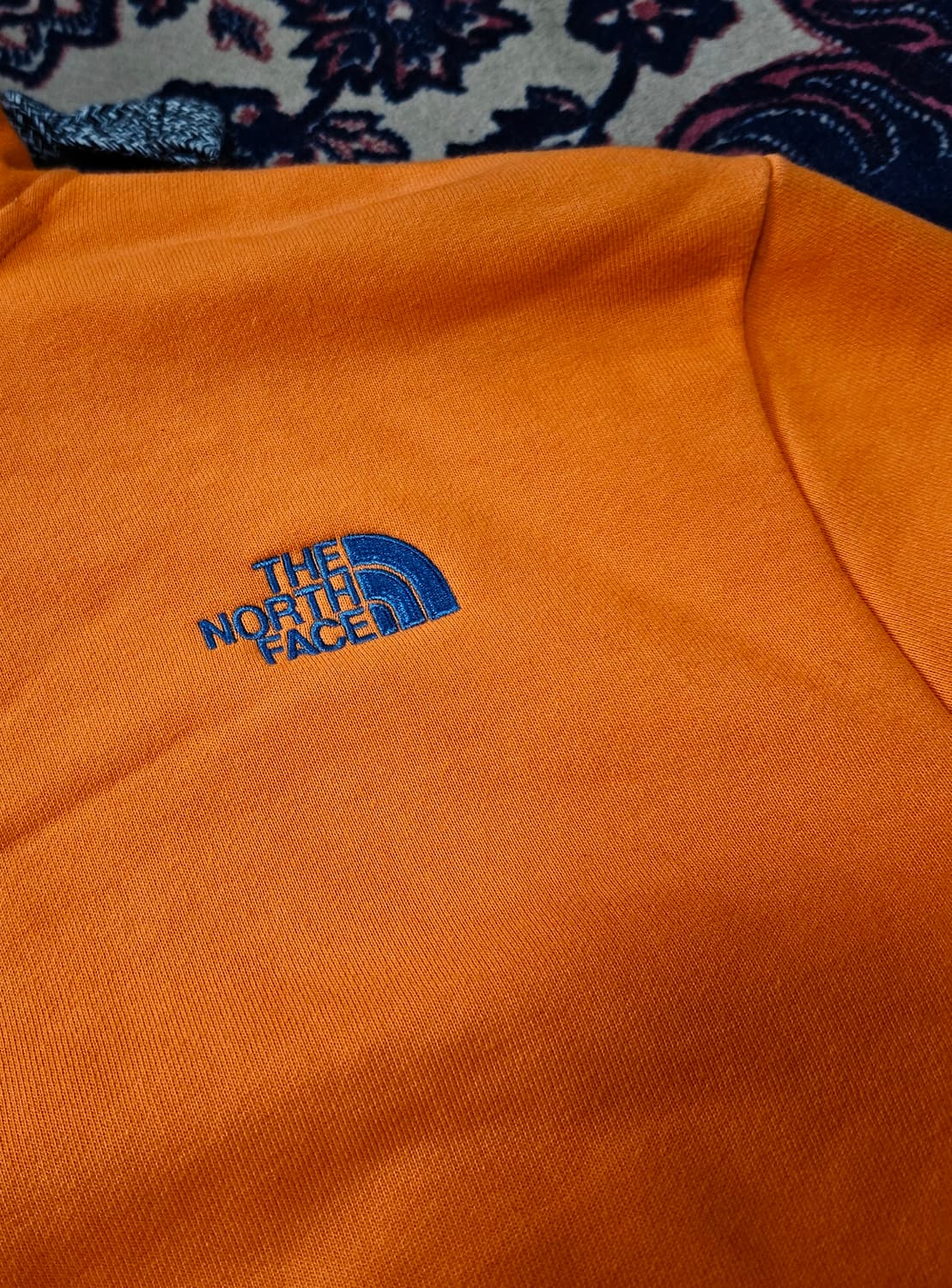 노스페이스 화이트라벨 컬러블럭 후드 티셔츠 L size 상품이미지4