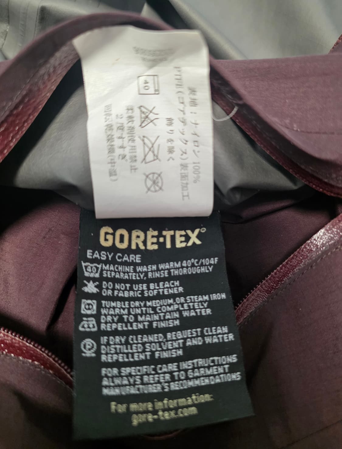 아크테릭스 여성용 베타 LT 버건디 S/P (일본판) 상품이미지8