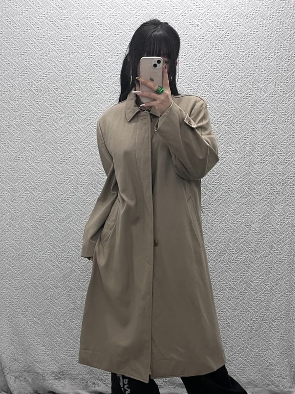 입생로랑 모던시크 캐주얼 트렌치 코트 46 C08041 상품이미지1