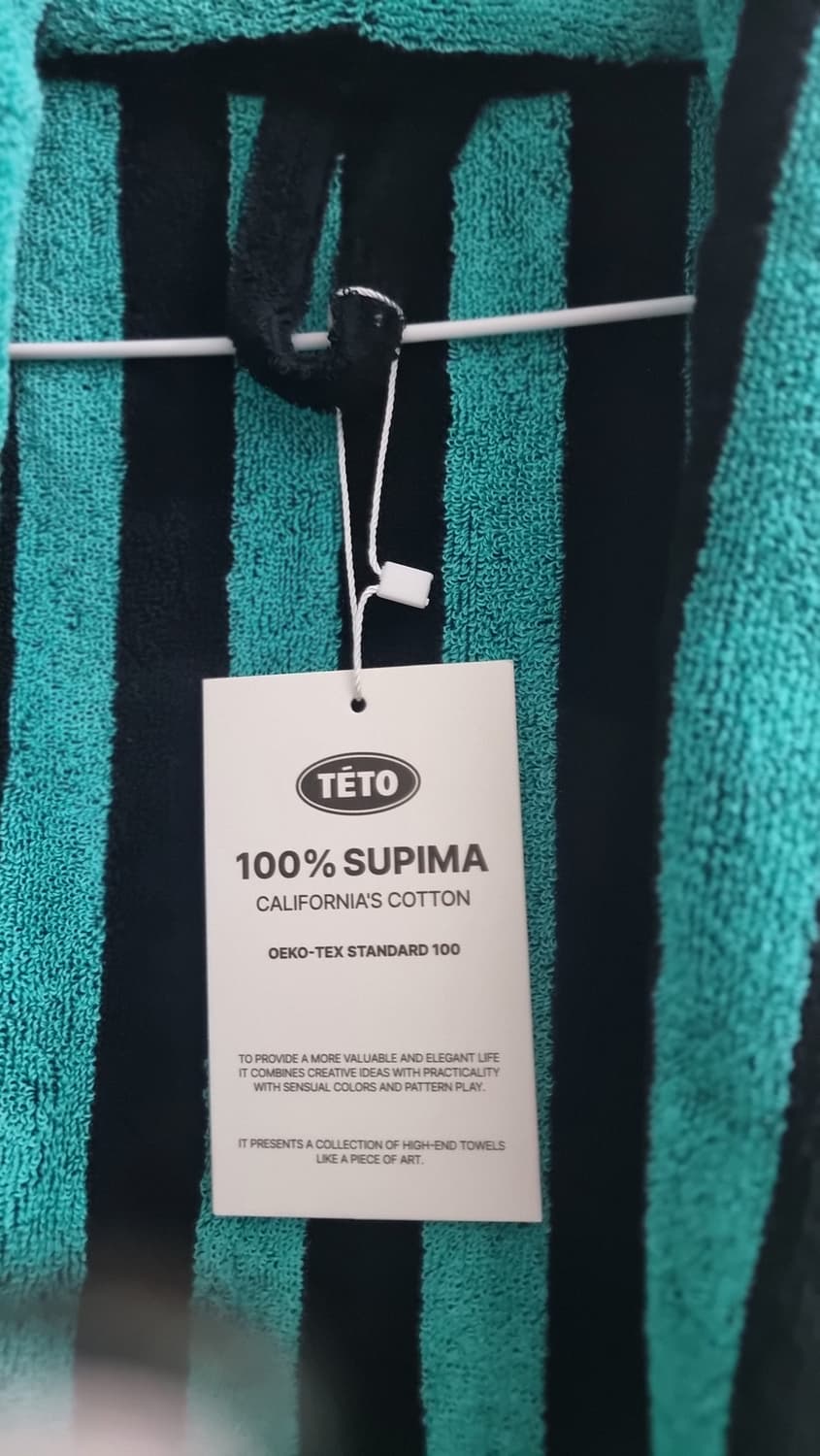TETO 테토 스트라이프 수피마 코튼 로브 상품이미지6