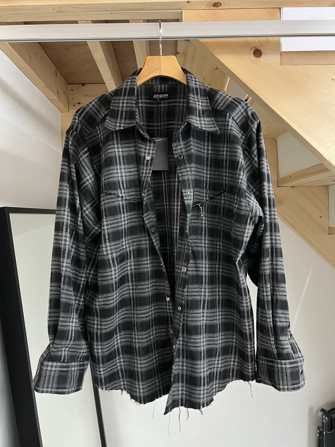 조거쉬 체크 셔츠 상품이미지1