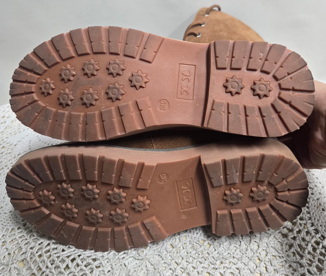 스웨이드 털 안감 브라운 워커 부츠 245 상품이미지6