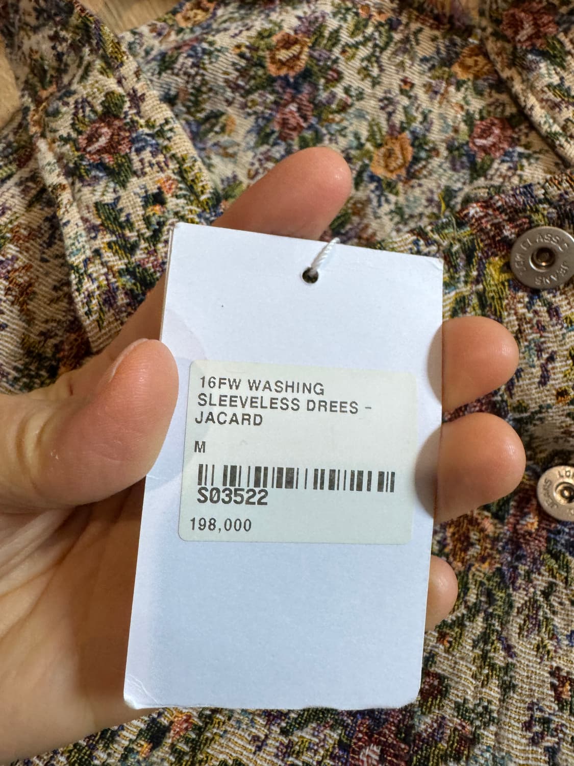 새상품 frontrow 프론트로우 자카드 원피스 상품이미지4