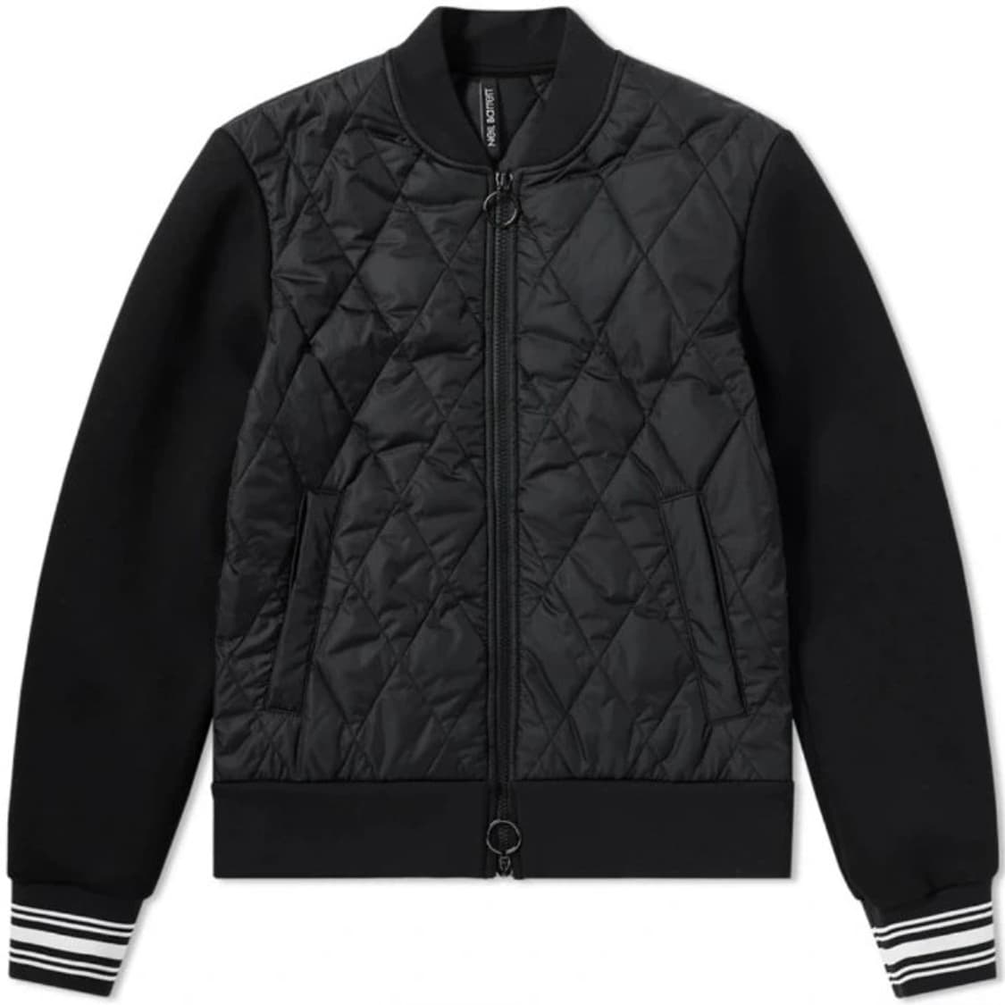 닐바렛 블랙 퀼팅 봄버 자켓 M 상품이미지1