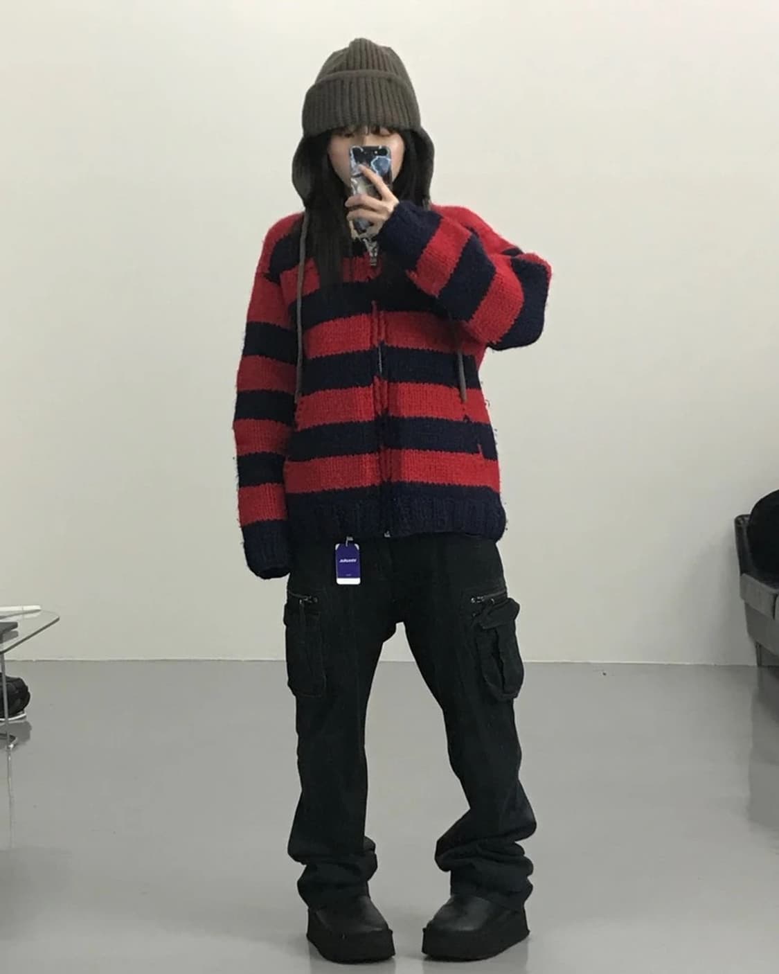 Canadian Sweater co Hand Knit Wool Zipup 상품이미지1